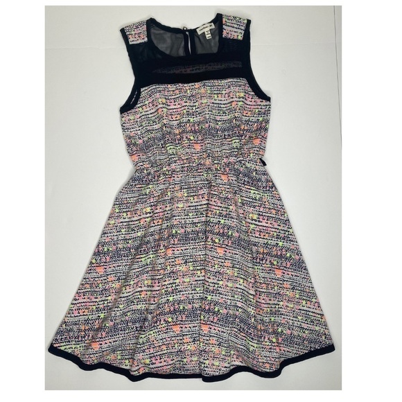 Monteau Girl Sleeveless Dress Multi-Color Sz 10-12 - Picture 1 of 6